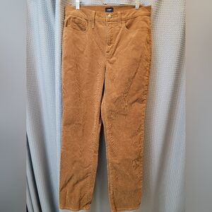 NWOT J. Crew Corduroy Full-Length Essential Straight Pant Size 28